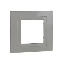 Unica Basic - cover frame - 1 gang - ivory/ivory