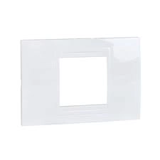 Unica Allegro - cover frame - 2 modules - white